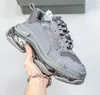 Designer Triple S White Platform Shoes Black Paris 17FW Fashion Shoes Dad Sneakers For Men Women Dark Grey Orange Khaki Casual Daddy Shoessize 35-45