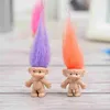 Doll Colorful Hair Troll Family Members Daddy Mummy Baby Boy Girl Leprocauns Dam Trolls Toy Gifts Happy Love Family WCW38455