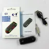 Q3 Bluetooth 2 i 1 WiFi -adapter FM -sändarmottagare Hifi Stereo Sound One Button Control 3,5 mm USB trådlös adapter med färgglad atmosfärsljus