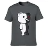 T-shirts pour hommes désespoir ours chemise de Baseball personnalisé motif lâche Costume été Style col rond coton