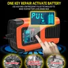 Ny bilbatteriladdare 6A 12V pedal bly-syra batteri full intelligent reparation multifunktionsfast strömladdning av LCD-skärm