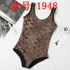 Women's Swimwear designer 20 new swimsuit one piece letter hot spring holiday beach bikini FV43