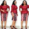 Casual Dresses 2023 Arrival Turkey Style Clothes Big Size Africa Office Ladies For Women