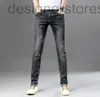 Jeans pour hommes Designer Designer Gris Nouveau Jeans à petite jambe Mode pour hommes Élastique Slim Straight NTS Hommes ZE2E P0UB