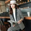 Frauenanzüge Blazer Korean Frühling Formale Damen White Blazer Frauen Business Suits mit Sets Arbeit tragen Bürouniformhosen Rock Jacke Rüschenanzug 230316