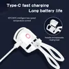 Portable Electric Eyelash Curler Charging Heating and Ironing Eyelash Clip Natural False Eyelash Curler Makeup Tools