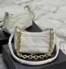 Prad Bags System Mode Prad Unterarmtaschen Umhängetasche Damen Designer Umhängetasche 10A Dreiecksmuster Tragetaschen Reißverschluss Goldkette Geldbörsen Weiche Schaffellhandtaschen