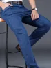 Herren Jeans Baumwolle Herren Jeans Denim Hosen Marke Klassische Kleidung Overalls Gerade Hosen für Männer Schwarz Übergröße Große Größe 35 40 230316