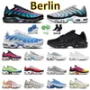 Authentic Tn Plus Sports Löparskor Tns Berlin För Herr Dam Sneakers Unity Baltic Blue Sky Svart Antracit Vit Glimmer Grön Skymning