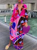 Casual Dresses Vintage Swimsuit Cover Up Women Beach Dress Kaftan Sexy Deep Vneck Bikini Coverups Dresses Summer Woman Clothes Robe 230314