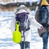 Trajes de esquí Platillo de nieve Adultos y niños Trineo de invierno plegable al aire libre con mango Tableros de arena suaves para hierba de esquí 230316