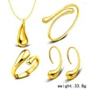 Brincos de garanhão Brincho de goda aquática simples para mulheres joias de orelha de ouro de ouro