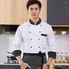 Chemises décontractées pour hommes, utiles, respirantes, grande taille, chemise de Chef, vêtements de cuisine, vêtements El