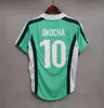 Retro Nigeria 1994 Home Away Soccer Jerseys Kanu Okocha Finidi Nwogu Futbol Kit Vintage Football Jersey Classic Shirt 1996 1998 666