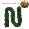 Fiori decorativi Ghirlanda Ghirlanda Ornamento Ghirlanda finto pino albero di Natale decorazione pvc party rattan fai -da -te home artificiale