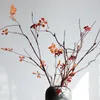 Decorative Flowers Artificial Plants Tree Branches Leaves For Home El Wedding DIY Decoration Flower Wreath Leaf Banyan Withered Vine