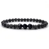 Strand 2023 Fashion Stone Bracelet Men vintage Cutting Tiger Eye Bead for Jewelry Gift