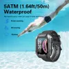 C20 Military Smart Watch Men IP68 5ATM Outdoor Sports Fitness Tracker 24H Health Monitor 1.71inch Smartwatch
