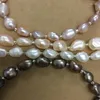 Strand Top Fashion Pearl Bracelet Made Of NATURE FRESHWATER BRACELET- BAROQUE Shape With Sea Star Hanger