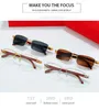 10% zniżki na luksusowy projektant Nowe okulary przeciwsłoneczne dla mężczyzn i damskich 20% zniżki na metal z drewnianą pudełko na nogi moda osobowość płaska lustro para