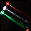 ノベルティ照明LEDヘアブレードクリップヘアピンMticolor Flash Light Birthday Neon Dance Celebration Suppties for Halloween Party Chris Dhwjm