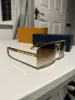 Fashion Classic 0259 Okulary przeciwsłoneczne dla mężczyzn Metal Square Gold Frame UV400 UNISEX Vintage Style Attitule Okulary przeciwsłoneczne Okulary Oczanki z pudełkiem 2023 Oryginalna skrzynka