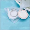 Party Favor Love Are Brewing Teapot Plastic Measuring Tape Keychain Portable Mini Key Chain Wedding Christmas Gift Favors RRA