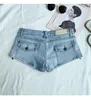 Dames jeans zomer mode casual sexy katoen stretch merk jonge vrouwelijke meisjes lage taille magere spijkerbroek shorts