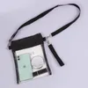 Worki wieczorowe Kobiety Clear Cross-Body Stadium Zatwierdzone PVC Przezroczysta torba na ramię dziewczęta winylowe Tote na koncerty Festiwale Sports