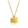 CEL Триумфальная арка куб бриллиантовый кулон ожерелья браслет серьги дизайнерские украшения для женщин вечерние золото мужское ожерелье chai2606