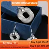 Halsbandörhängen Set Zoshi Luxury Women Wedding Jewelry Mesh Pendant Long Drop Earring for Anniversary Gift