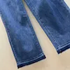 Dames jeans ontwerper draagt ​​oude en veelzijdige hoog getailleerde rechte jeans IGFQ