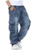 Jeans masculino jeans de jeans masculino jeans jeans de bolso de skate de bolso de bolso jeans jeans jeans táticos jeans táticos calças tamanho 38-46 230410