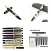 Fountain Pens Jinhao X450 Pen 18Kgp 0.7Mm Broad Nib Without Pencil Box School Office Stationery 21 Styles Grey Marbled And Gold Drop Dhsvy