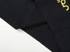 T-shirts Plus pour hommes Polos lettre pull tricoté en automne / hiver 2023 machine à tricoter e détail personnalisé coton col rond aky2