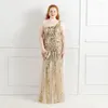 Plus Size Dresses Chic And Elegant Woman Dress Women's Summer Long Evening Chubby Gala Shoulder Sequin Luxury 2023 Wedding Party