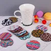 Sous-verres de voiture en néoprène vierges par Sublimation, support de boisson, sous-verres, tasses, tapis contrasté, accessoires de décoration pour la maison, dh999