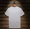 Camisetas masculinas 2023 Camiseta casual Driva de moda Menina Homens de alta qualidade Camiseta curta Camisetas Slim Fit Tops Tees