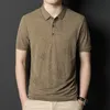 Мужские Polos Mlshp Summer Golf Men's Polo Рубашки роскошные цветочные печатные с коротким рукавом с коротким рукавом. Суммарные мужские футболки простые тонкие майки 3xl 230316