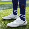 Klänningsskor stor storlek lång spikar fotbollskor utomhus träning fotboll stövlar sneakers ultralight icke-halk sport torv fotboll cleats unisex 230316