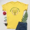 Women's T-Shirt Monte Carlo Tennis Print Women's T-Shirt Summer Cotton Oversized T Shirt Aesthetic Vintage Shirt Streetwear Top Retro Clothes 230316