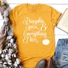 T-shirt da donna Pumpkin Spice Everything Nice T-shirt Halloween Holiday Kawaii Hipster Tshirt Trendy Women Aesthetic Gift Tees Tops Outfits