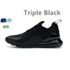 Men Women 270 Running Shoes Sneaker Triple Black White University Red Blue Barely Rose Anthracite Navy Bone Tiger Cactus Mens Trainers Sports Sneakers Chaussure