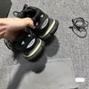 عالي الجودة LED Track 3.0 أحذية غير رسمية للنساء للنساء المسارات أحذية رياضية إضاءة Gomma Leather Trainer Nylon Platfor