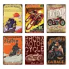 Motorcycle Riders Tin Signs Bar Motor Club Garage Retro Metal Plate Poster Indoor Pin Up Wall Signs Art Decorative Plaque Decor 30X20cm W03