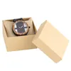 Avanadores de punho Men Wooden Watches Quartz Movem