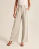 Women's Wide Leg Pants High Elastic Waisted in The Back Business Work Trousers Long Straight Suit Pants 2303161