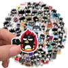 100 stcs cartoon grappige pinguïnstickers modestickers waterdichte vinylsticker voor skateboard laptop bagage notebook fietscar decals kinderen speelgoed cadeaus