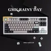 Gmk Rainy Day Juego grande Cherry Profile Pbt Keycap Dye-Sub English Personality Keycaps para teclado mecánico 61/64/68/75