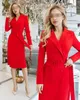 Show Style Women Blazer Suits Street Power Power Celebrity Ladies Anpassad jacka Candy Color Evening Party Formal Wear With Belt